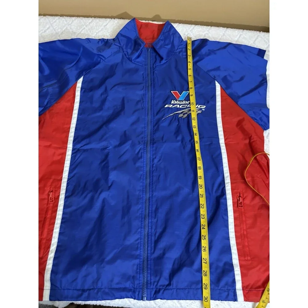 Vintage Racing Champions Valvoline Racing NASCAR Embroidered Windbreaker Men XL